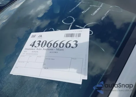 2015 Honda Accord Sport z USA, uszkodzony, nr VIN 1HGCR2F50FA080793